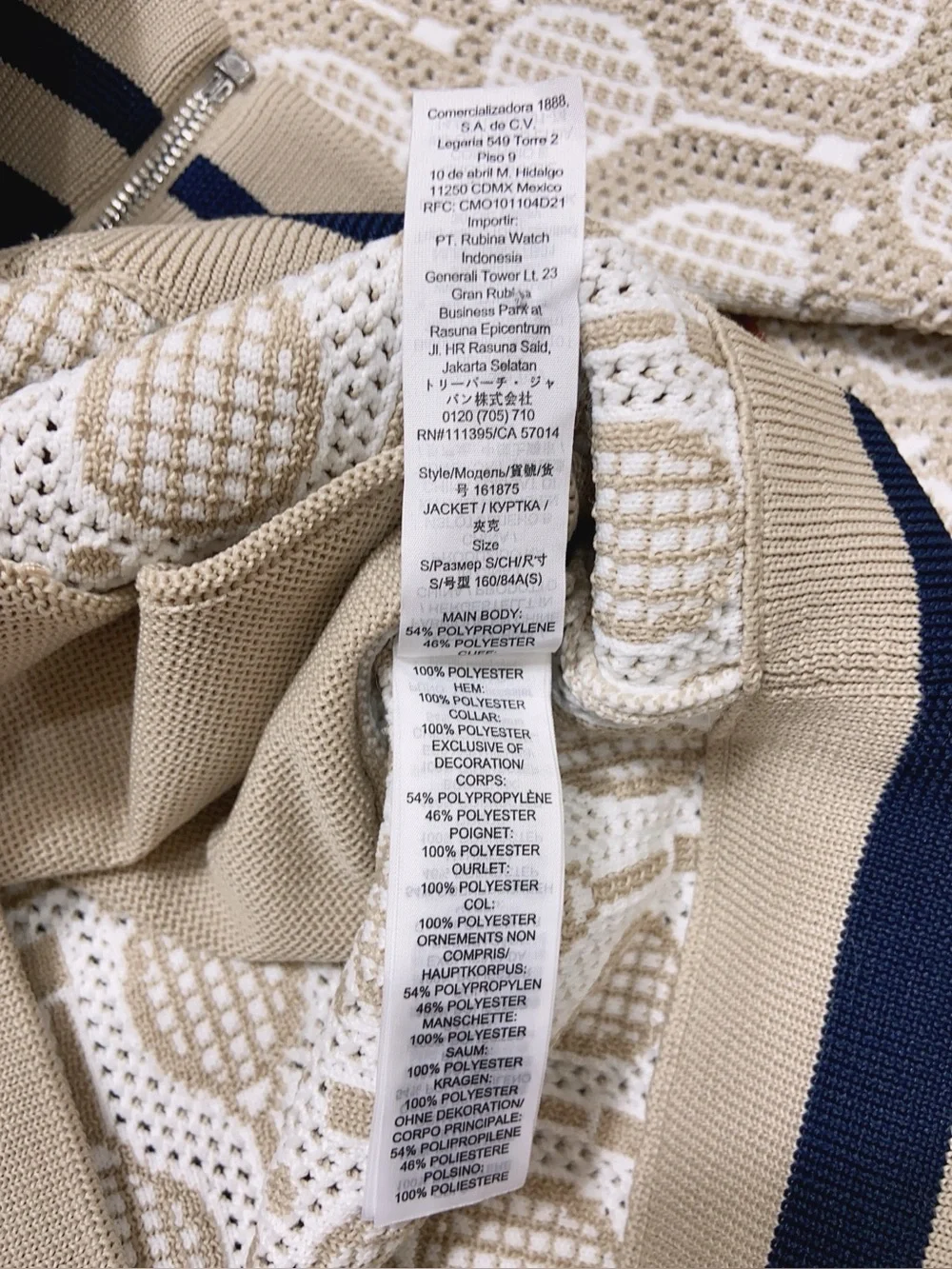 Tory Burch closure zipped